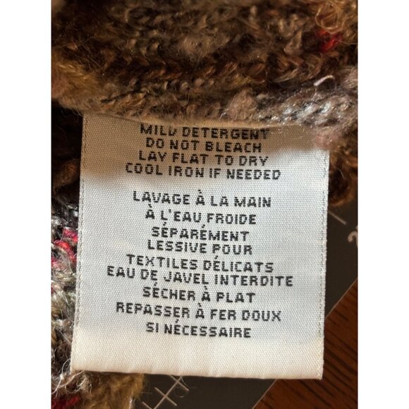 Denim & Supply Ralph Lauren Women Sweater S Grandpacore Cozy Americana Fall Knit - Picture 11 of 12